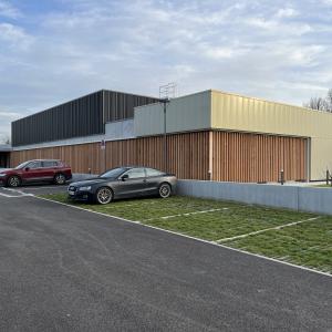 Construction d'une salle polyvalente BEPOS à Mezy-Moulins (02)